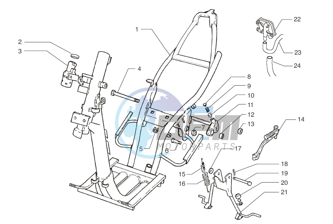 Chassis-Central stand