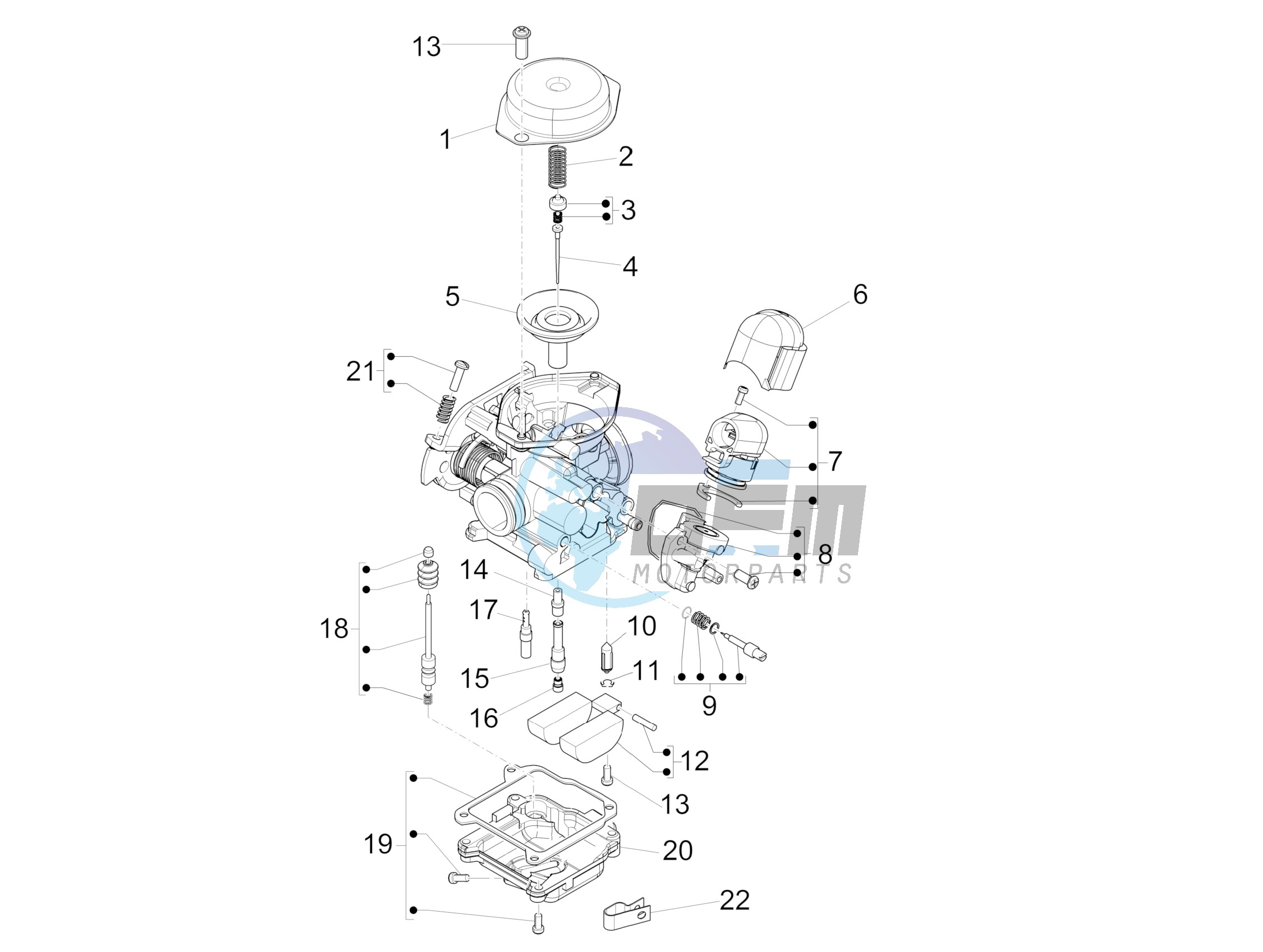 Carburetor's components