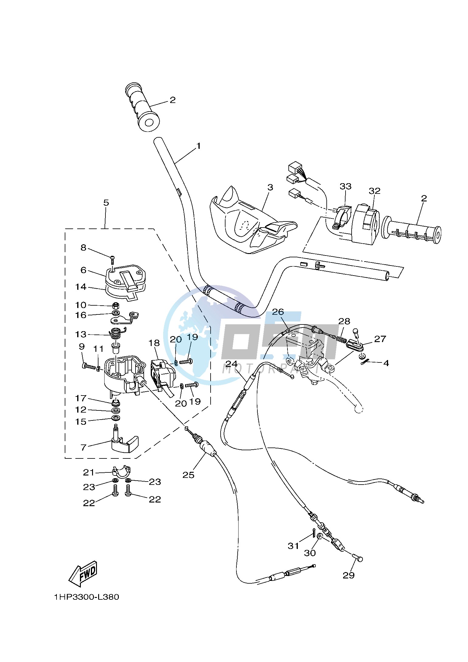 STEERING HANDLE & CABLE