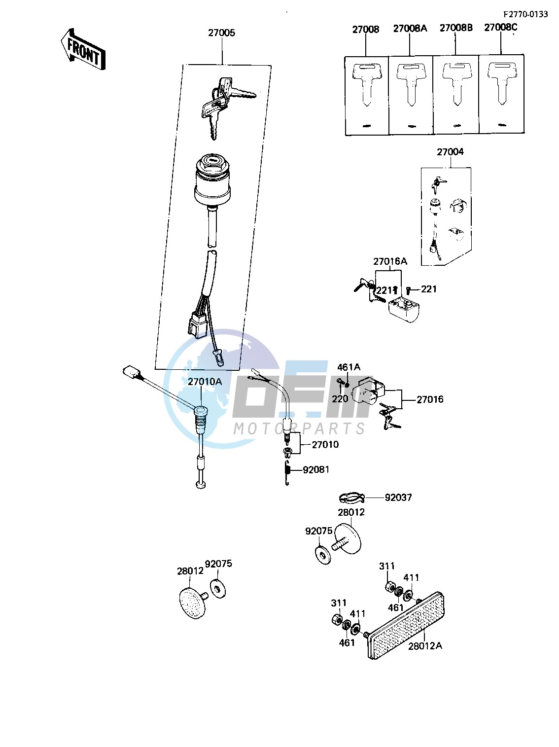 IGNITION SWITCH_LOCKS_REFLECTORS