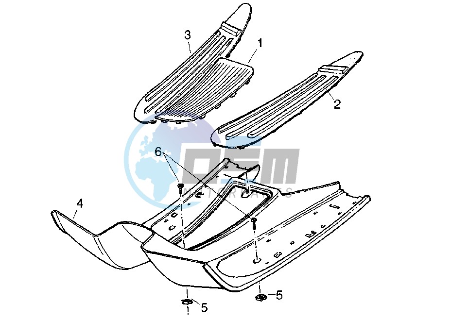 Footrest Plane