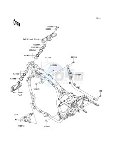 VN 1700 A [VULCAN 1700 VOYAGER] (9FA) A9F drawing FRAME