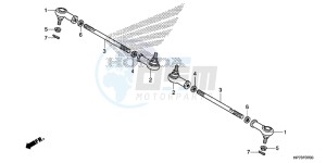 TRX420FAD TRX420 Europe Direct - (ED) drawing TIE ROD