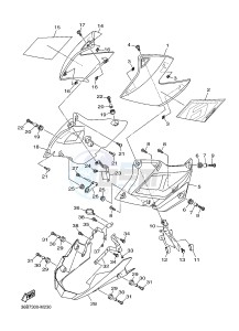 XJ6N 600 XJ6-N (NAKED) (20SV) drawing SIDE COVER 2