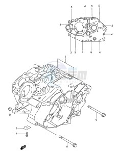 GZ125 (P19) drawing CRANKCASE