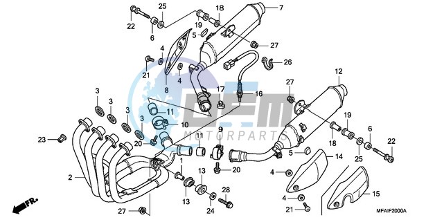 EXHAUST MUFFLER