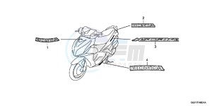 NSC50T2F NSC50T2 UK - (E) drawing MARK (NSC502WH E,F,ED/ T2 E,ED)