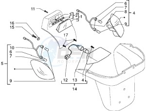 X9 250 drawing Tail lamp