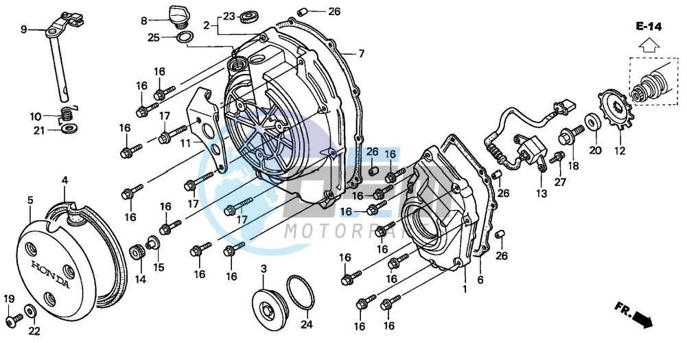 RIGHT CRANKCASE COVER