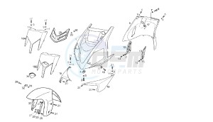 GP1 RACE - 50 CC VTHPR1A1A EU2 drawing FRONT SHIELD