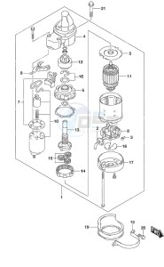 DF 50A drawing Starting Motor