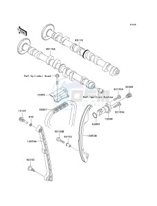 JT 1500 F [ULTRA 260LX] (F9F) F9F drawing CAMSHAFT-- S- -_TENSIONER