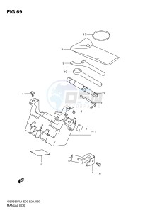 GSX650F (E3-E28) Katana drawing MANUAL BOX