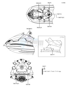 JET SKI ULTRA 310LX JT1500MGF EU drawing Labels(EU)