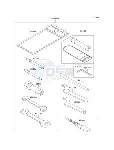 KEF 300 B [LAKOTA SPORT] (B1-B3) [LAKOTA 300 SPORT] drawing OWNERS TOOLS