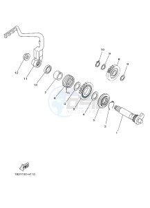 TT-R125 TT-R125LW (2CP2) drawing STARTER