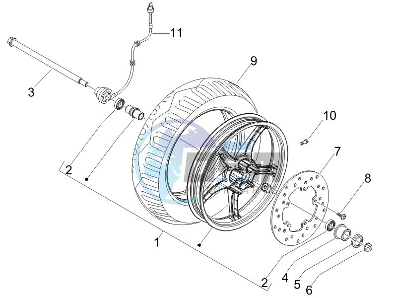 Front wheel