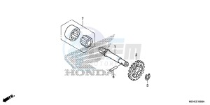 CRF450RE CRF450R Europe Direct - (ED) drawing OIL PUMP