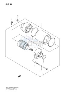 GSF1250 (E2) Bandit drawing STARTING MOTOR