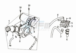 XS 125 drawing AIRFILTER