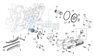 Scarabeo 125-250 e2 (eng. piaggio) drawing Oil pump