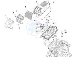 ETV Caponord 1200 USA USA drawing Air box