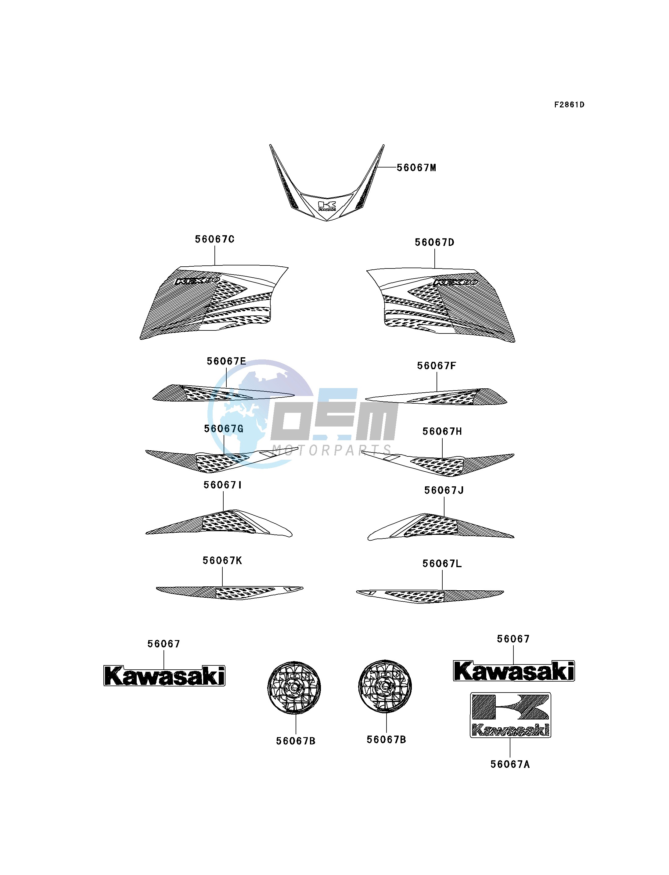 DECALS-- GREEN- --- A9F- --- US- -