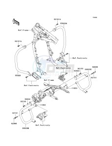 VN 1600 D [VULCAN 1600 NOMAD] (D1) D1 drawing GUARD-- S- -