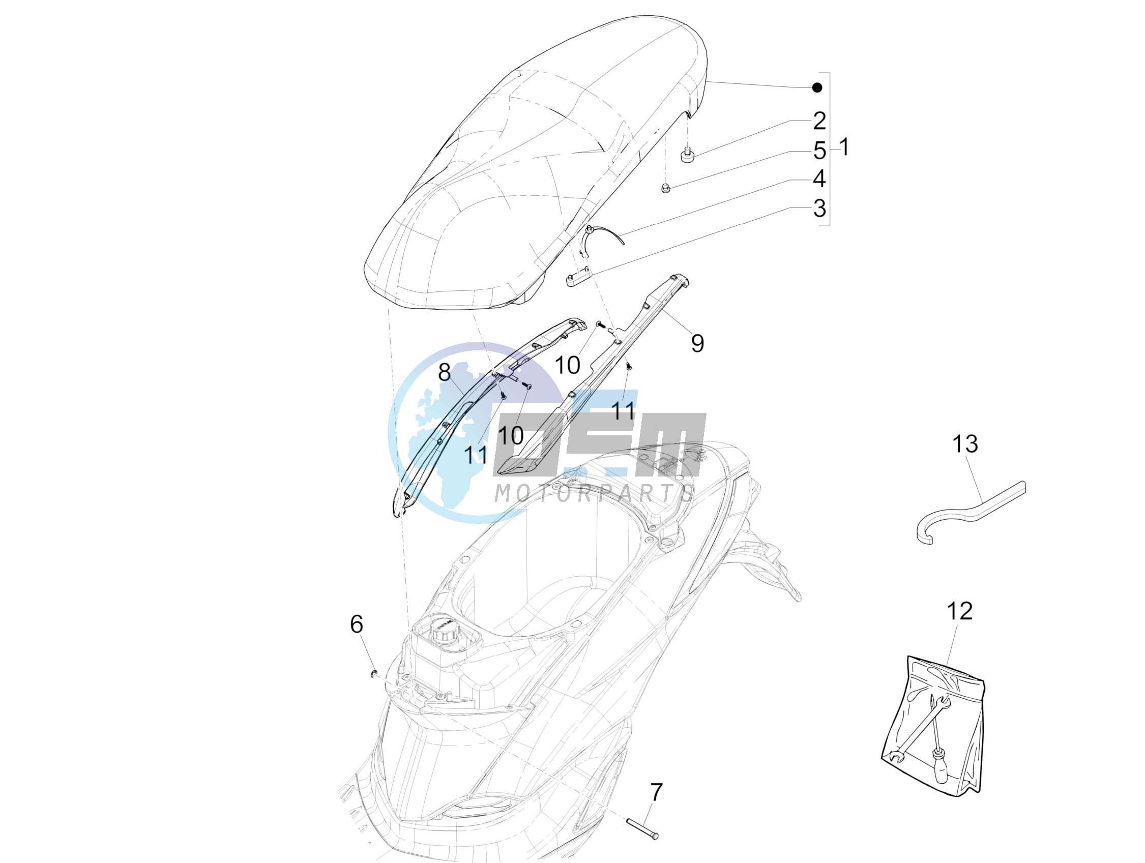 Saddle/seats