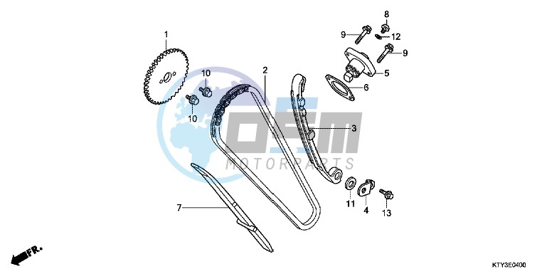 CAM CHAIN/TENSIONER