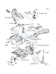 NINJA 250R EX250KBF GB XX (EU ME A(FRICA) drawing Fuel Injection