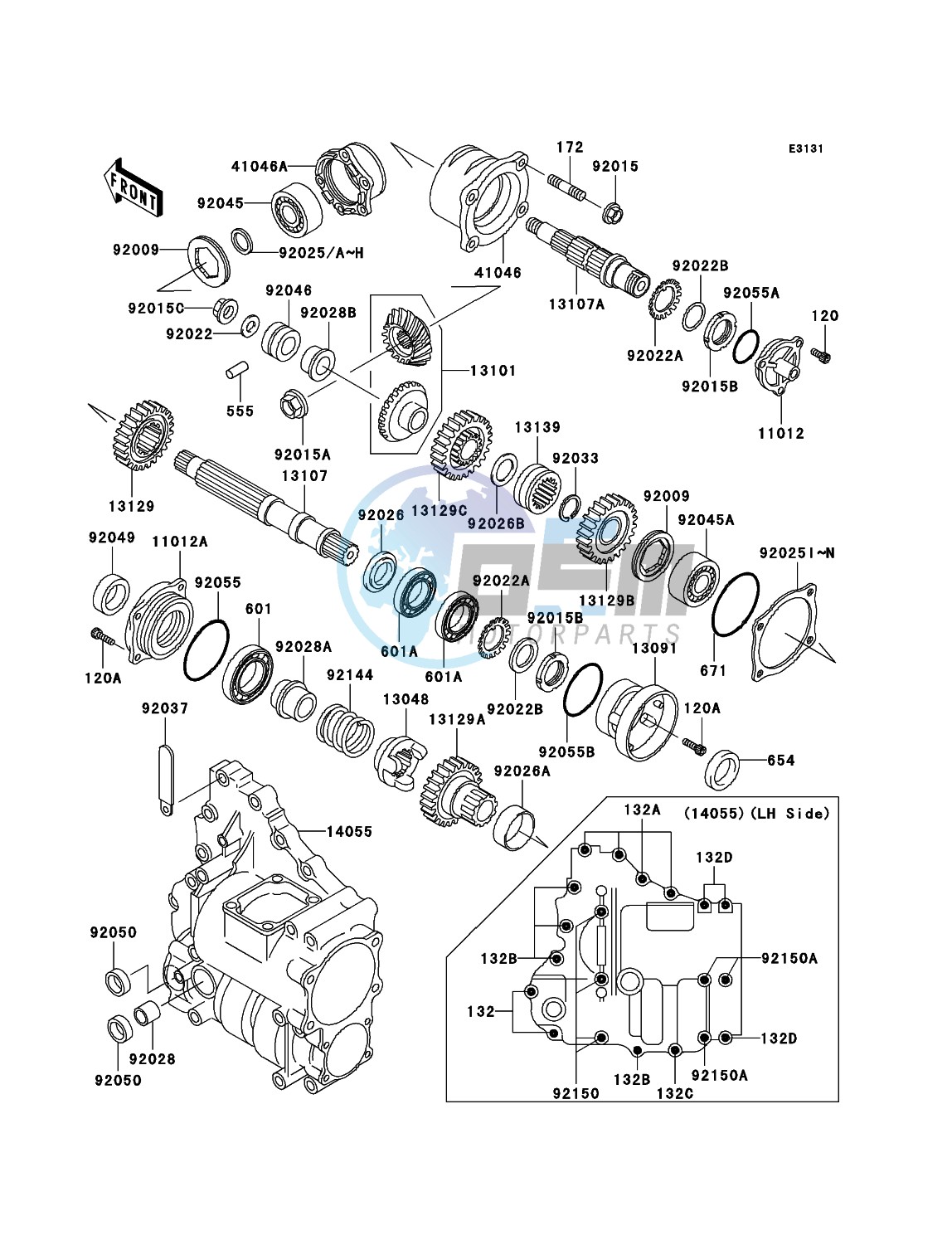 Front Bevel Gear