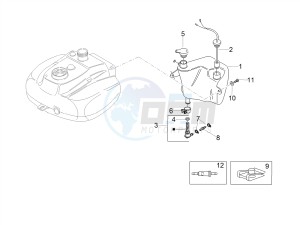 SCARABEO 50 2T CARBURATORE E4 STREET (EMEA) drawing Mix oil tank