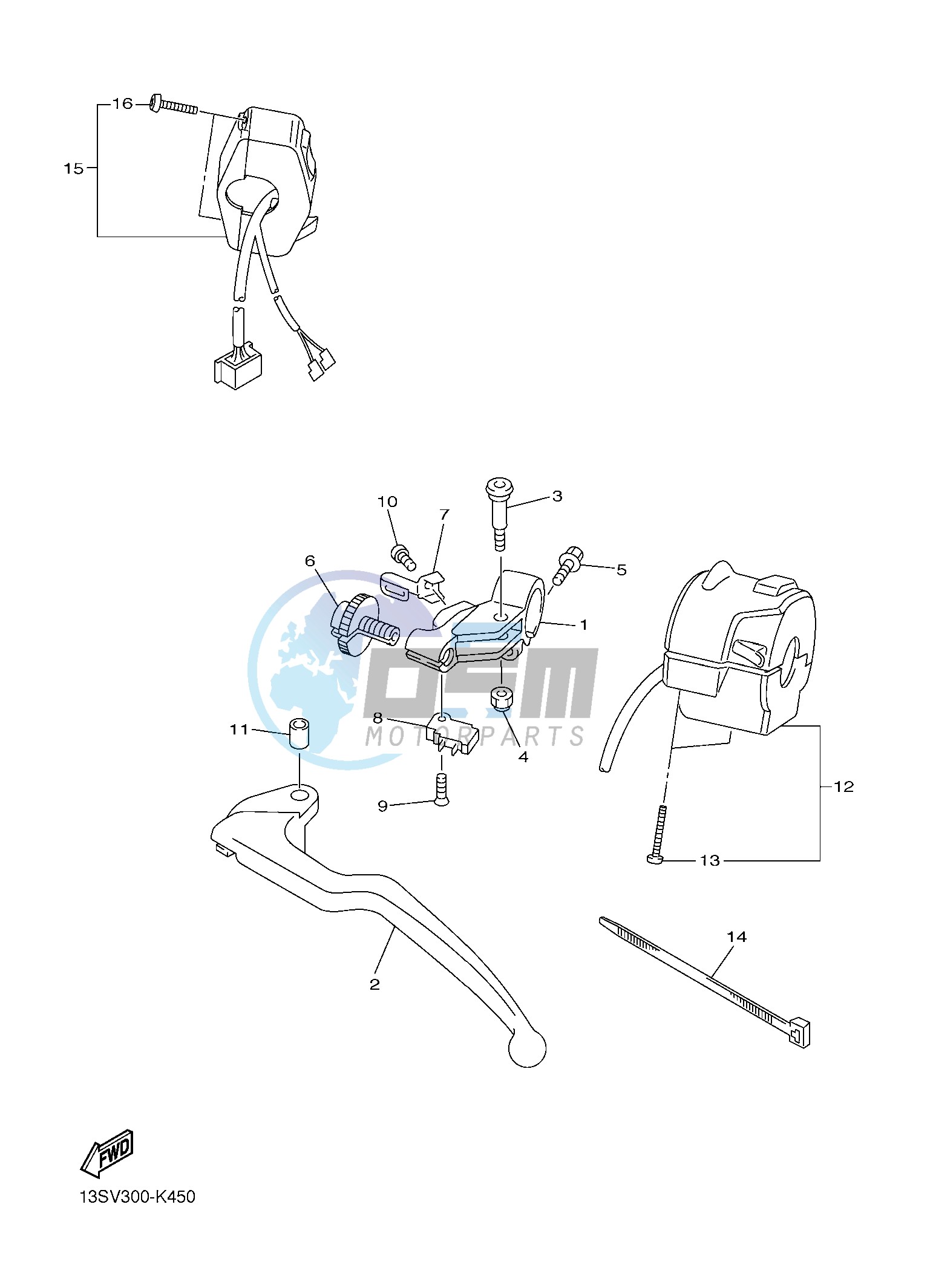 HANDLE SWITCH & LEVER