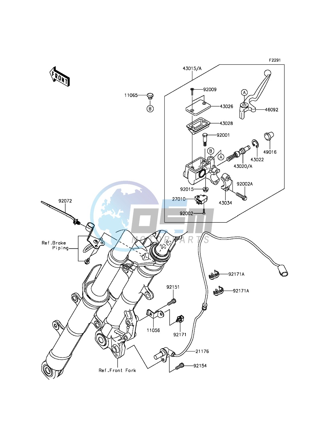 Front Master Cylinder