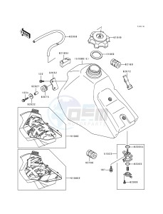 KX 80 R T [KX80] (R4-T4 BIG WHEEL R5) [KX 80 BIG WHEEL] drawing FUEL TANK