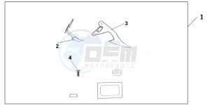 NT700V drawing KNUCKLE DEFLECTOR SET