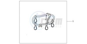 ST1300A9 France - (F / ABS CMF MME) drawing PANNIER INNER BAND SET