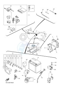 XVS950CU XV950 (1XC1) drawing ELECTRICAL 2