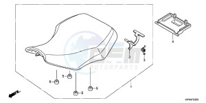 NC750XAH Europe Direct - (ED) drawing FRONT FENDER