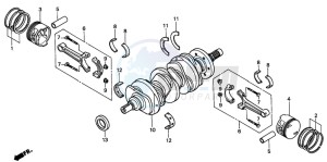 GL1500CD drawing CRANKSHAFT/PISTON