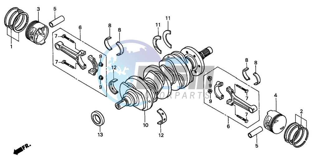 CRANKSHAFT/PISTON