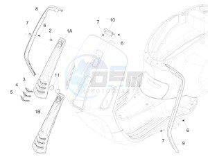 PRIMAVERA 150 4T 3V IE NOABS E3 (NAFTA) drawing Front shield