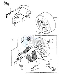 KD 125 A (A-A2) drawing IGNITION