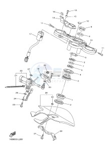 YZF-R1 998 R1 (1KBJ 1KBK) drawing STEERING