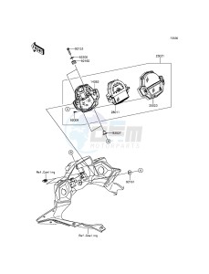 VERSYS 650 KLE650EGF XX (EU ME A(FRICA) drawing Meter(s)