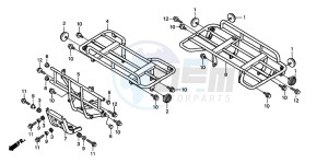 TRX450FE drawing CARRIER