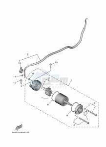 TRACER 9 GT MTT890D (BAP1) drawing STARTING MOTOR