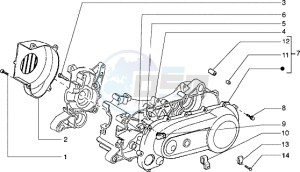 Typhoon 50 X drawing Clutch cover-scrool cover