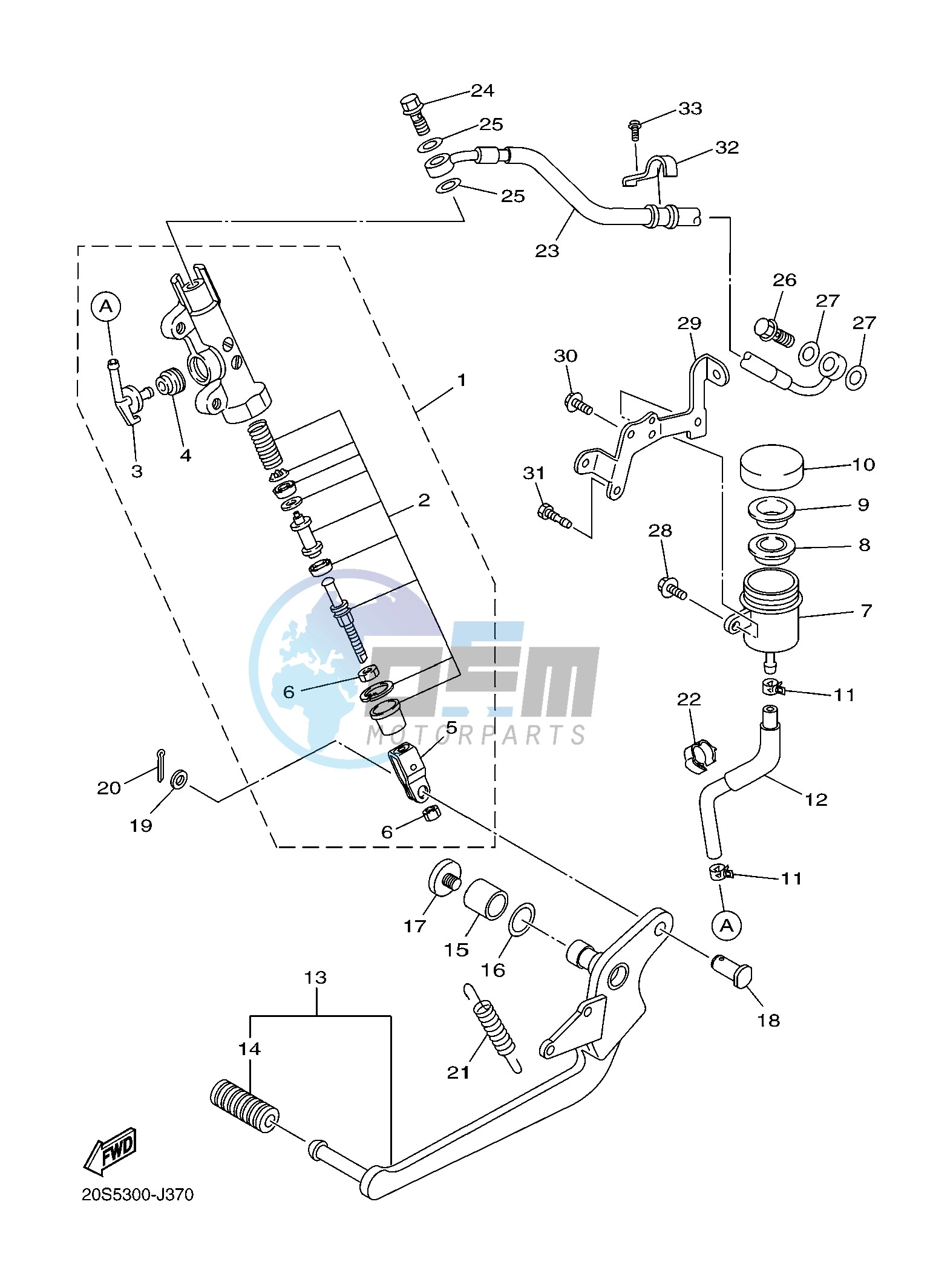 REAR MASTER CYLINDER